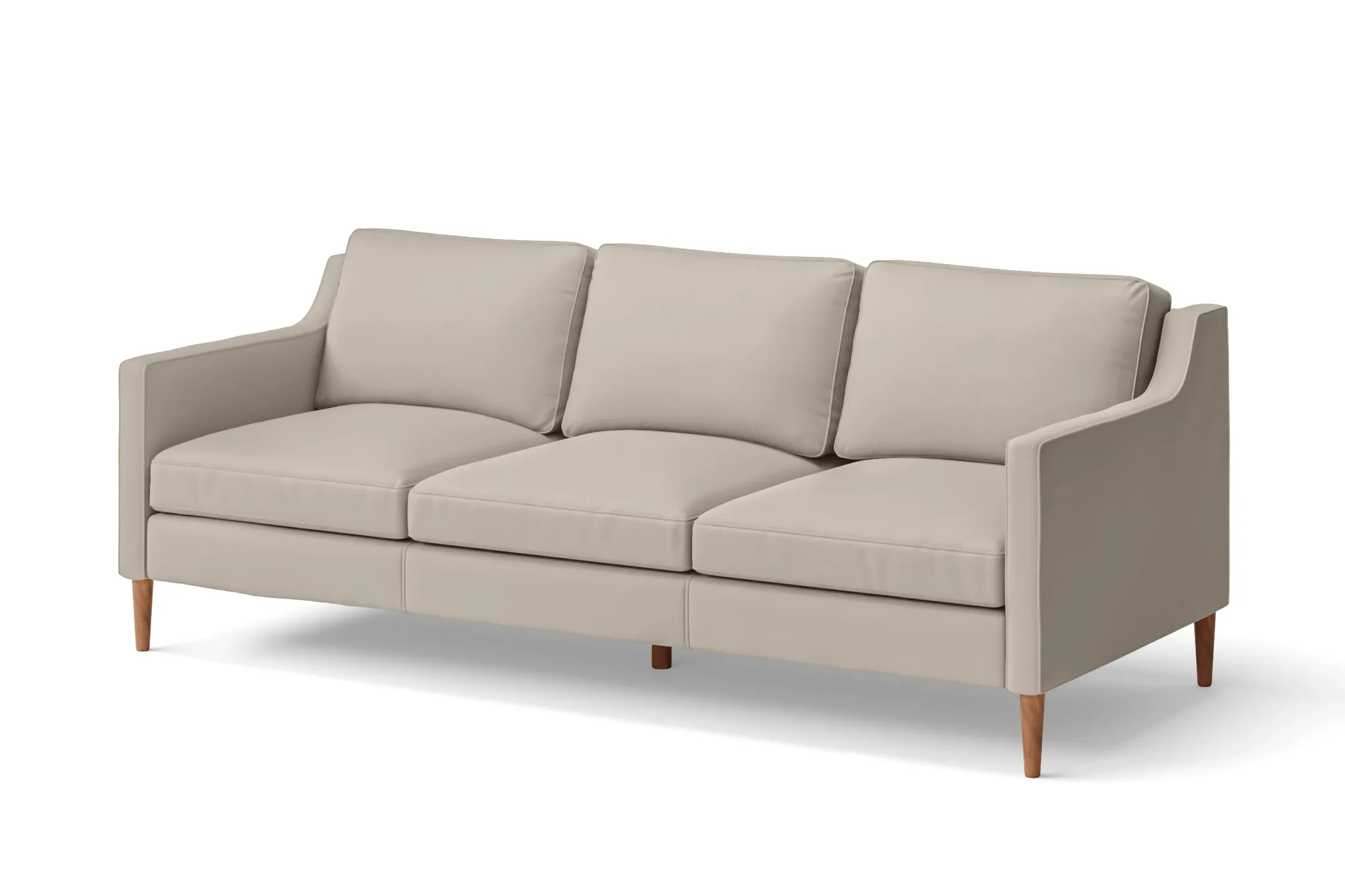 Greco 3 Seater Sofa Sand Leather
