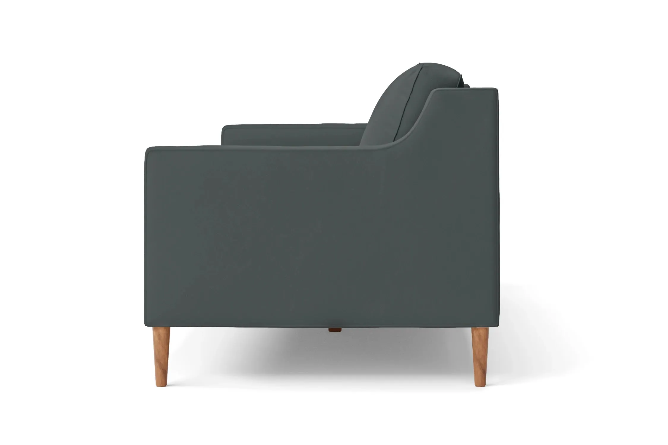 Greco 3 Seater Sofa Slate Leather