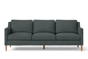 Greco 3 Seater Sofa Slate Leather