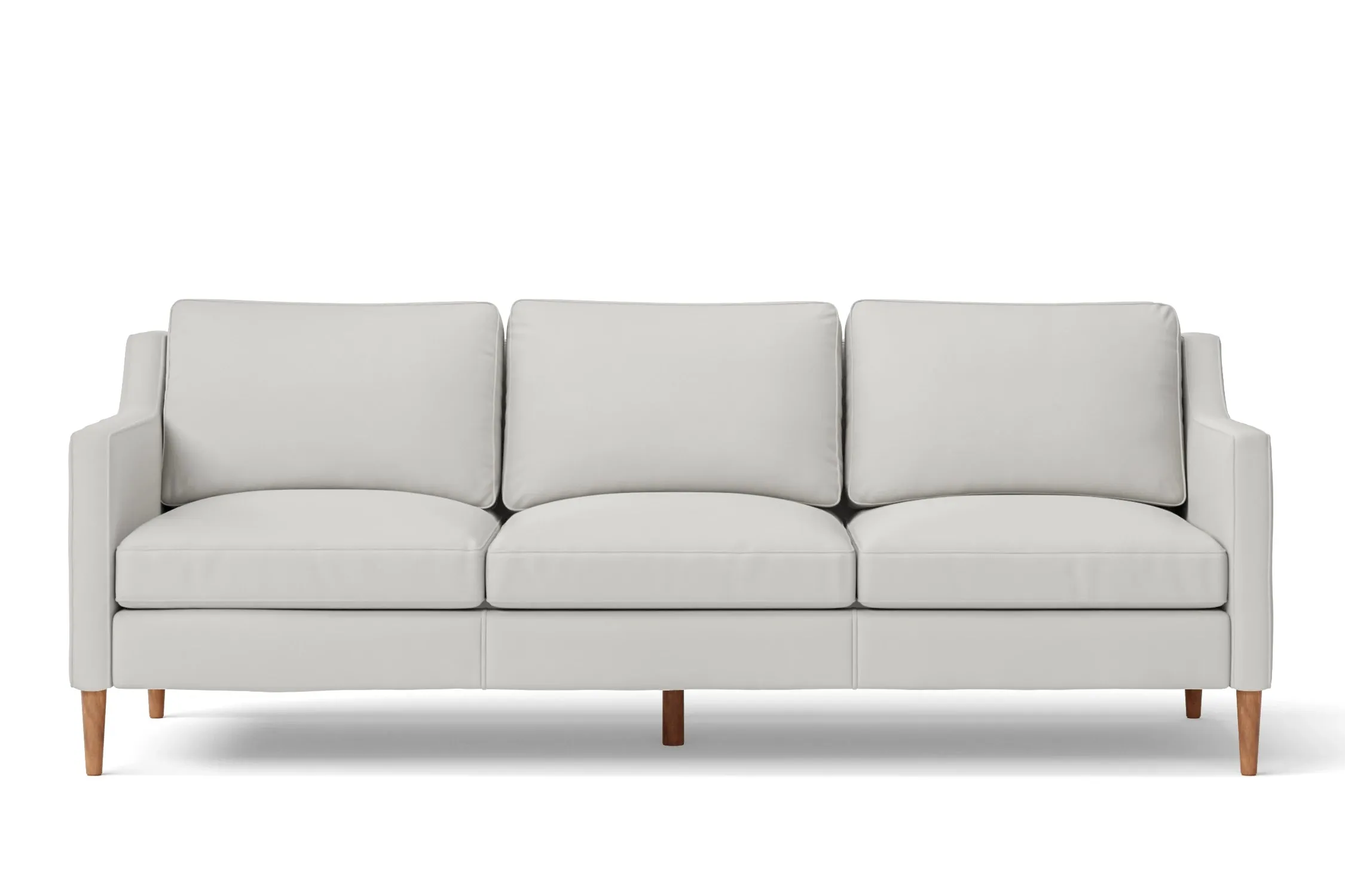 Greco 3 Seater Sofa White Leather