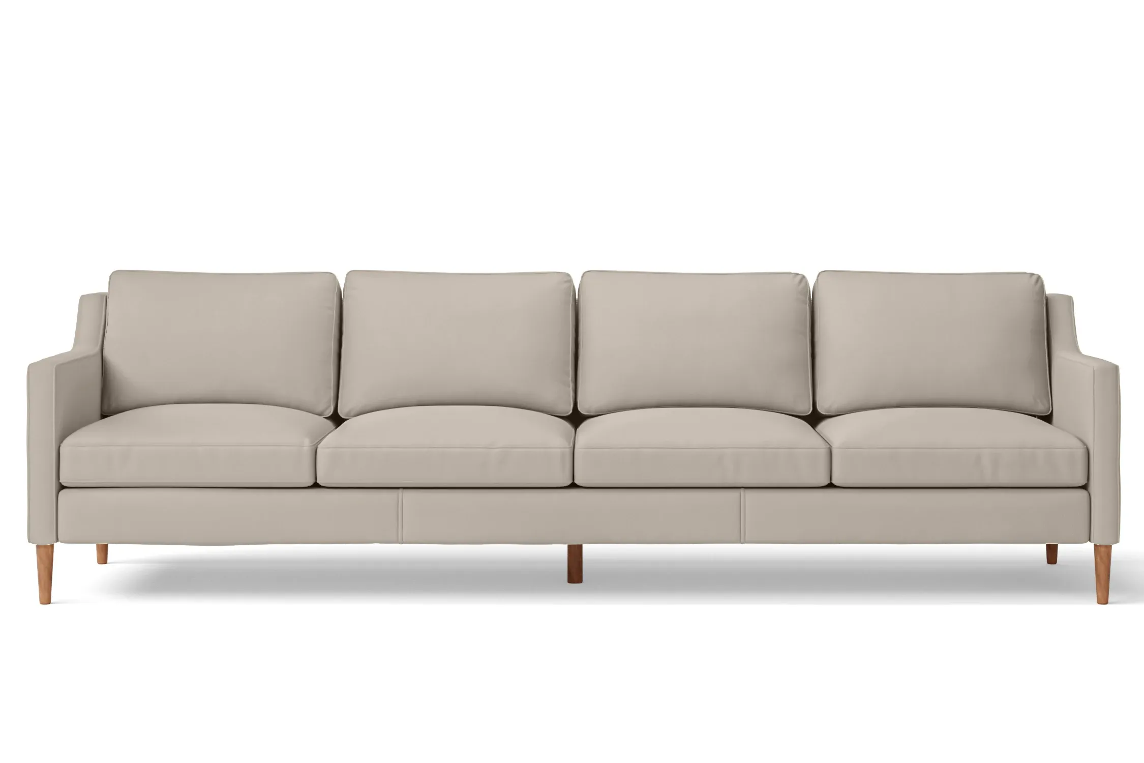 Greco 4 Seater Sofa Sand Leather