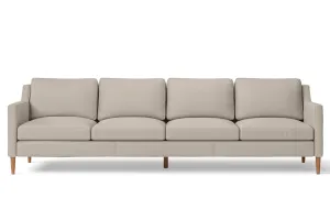 Greco 4 Seater Sofa Sand Leather
