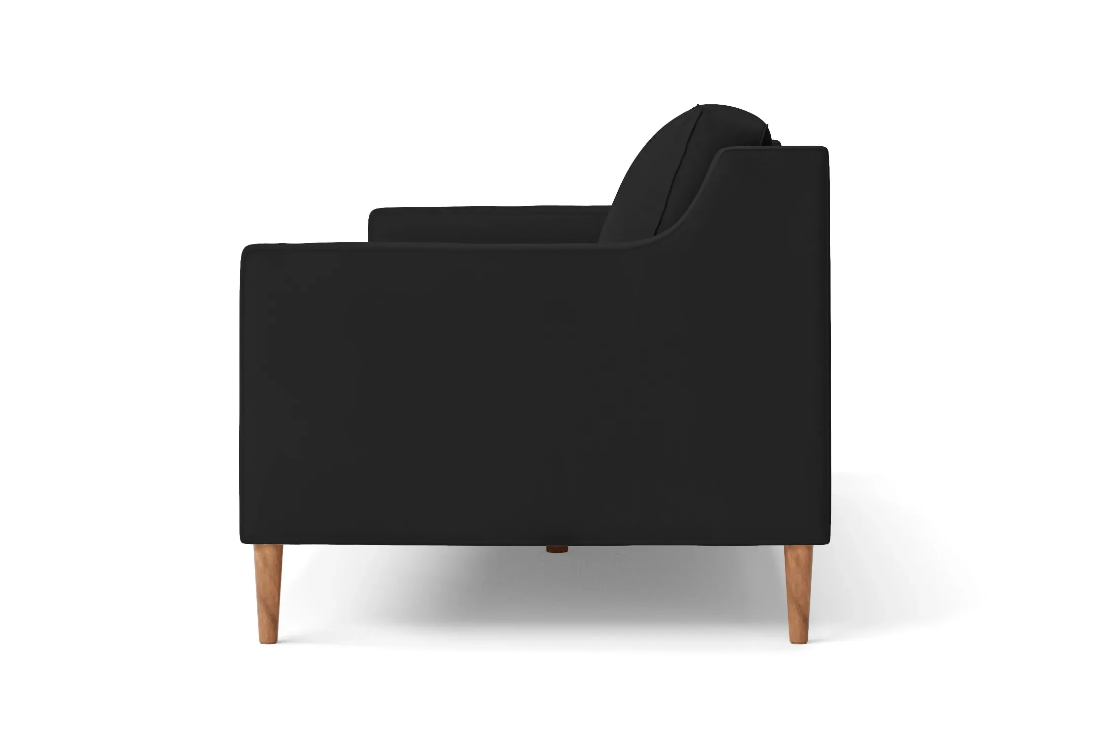 Greco Armchair Black Leather