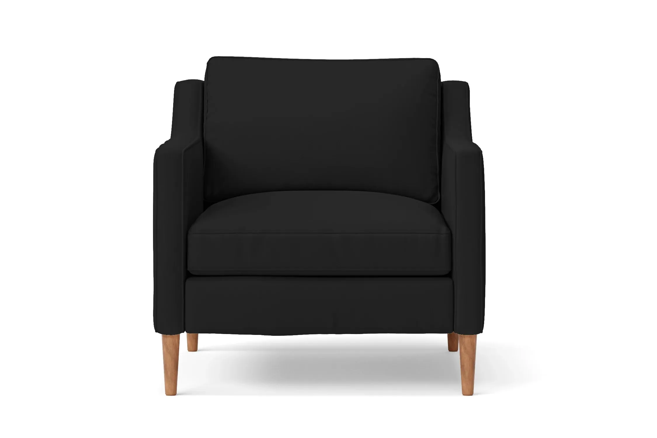 Greco Armchair Black Leather