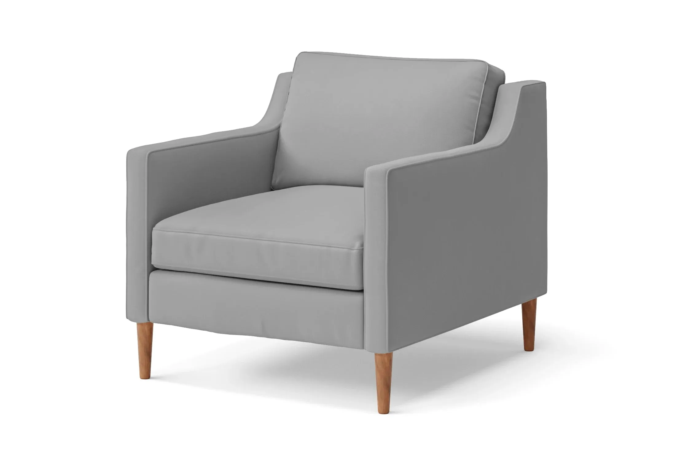 Greco Armchair Grey Leather