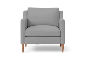 Greco Armchair Grey Leather