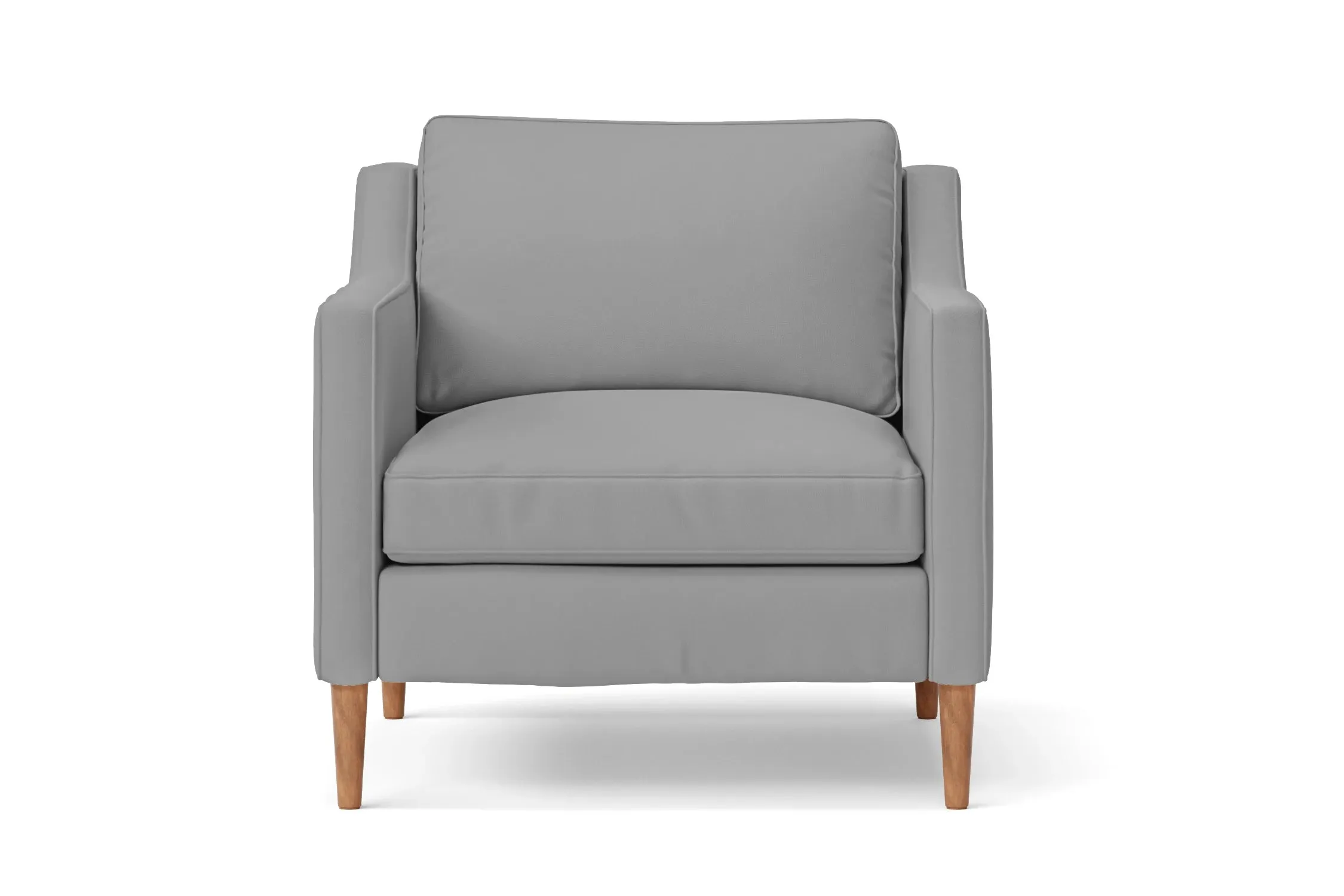 Greco Armchair Grey Leather
