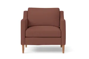 Greco Armchair Mauve Leather