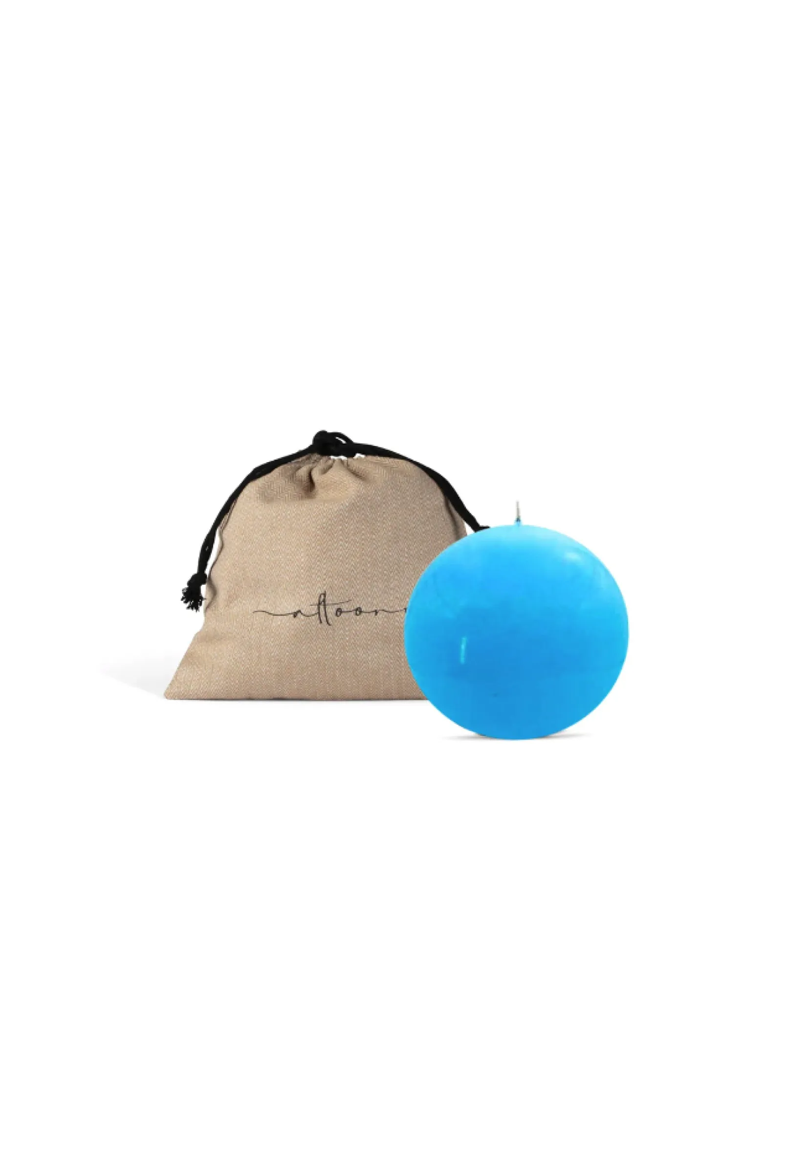 Hand Painted Sphere Candle