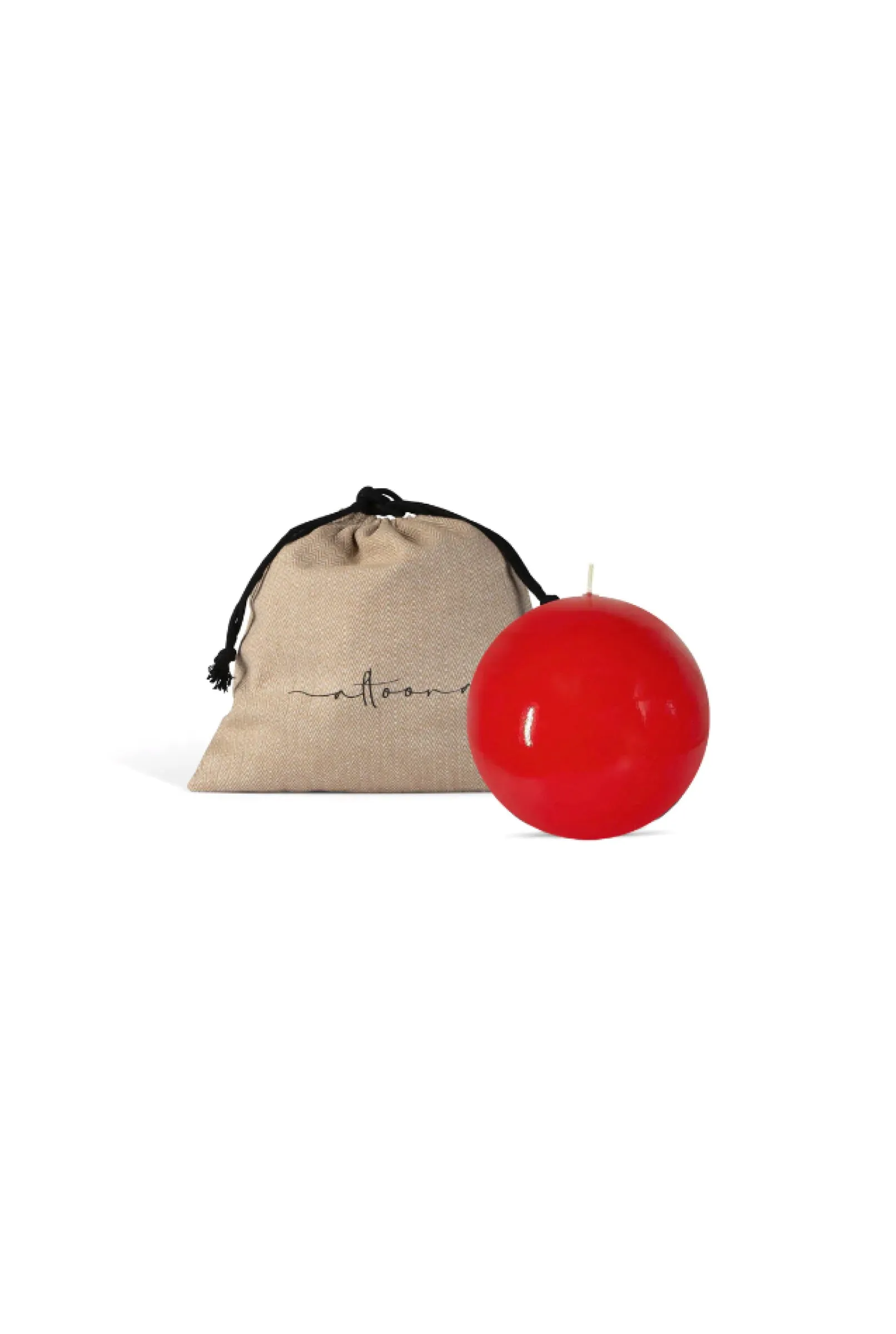 Hand Painted Sphere Candle