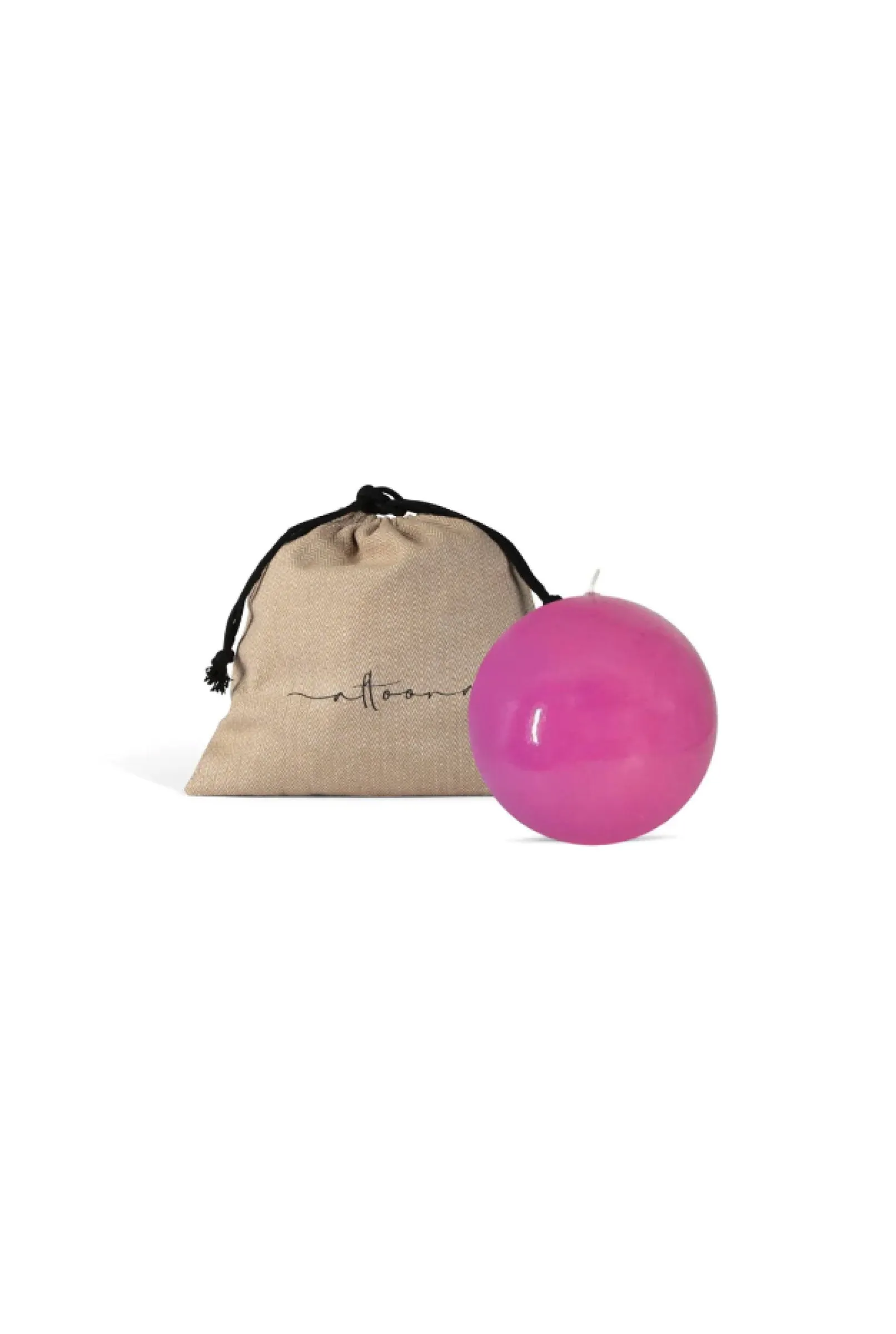 Hand Painted Sphere Candle