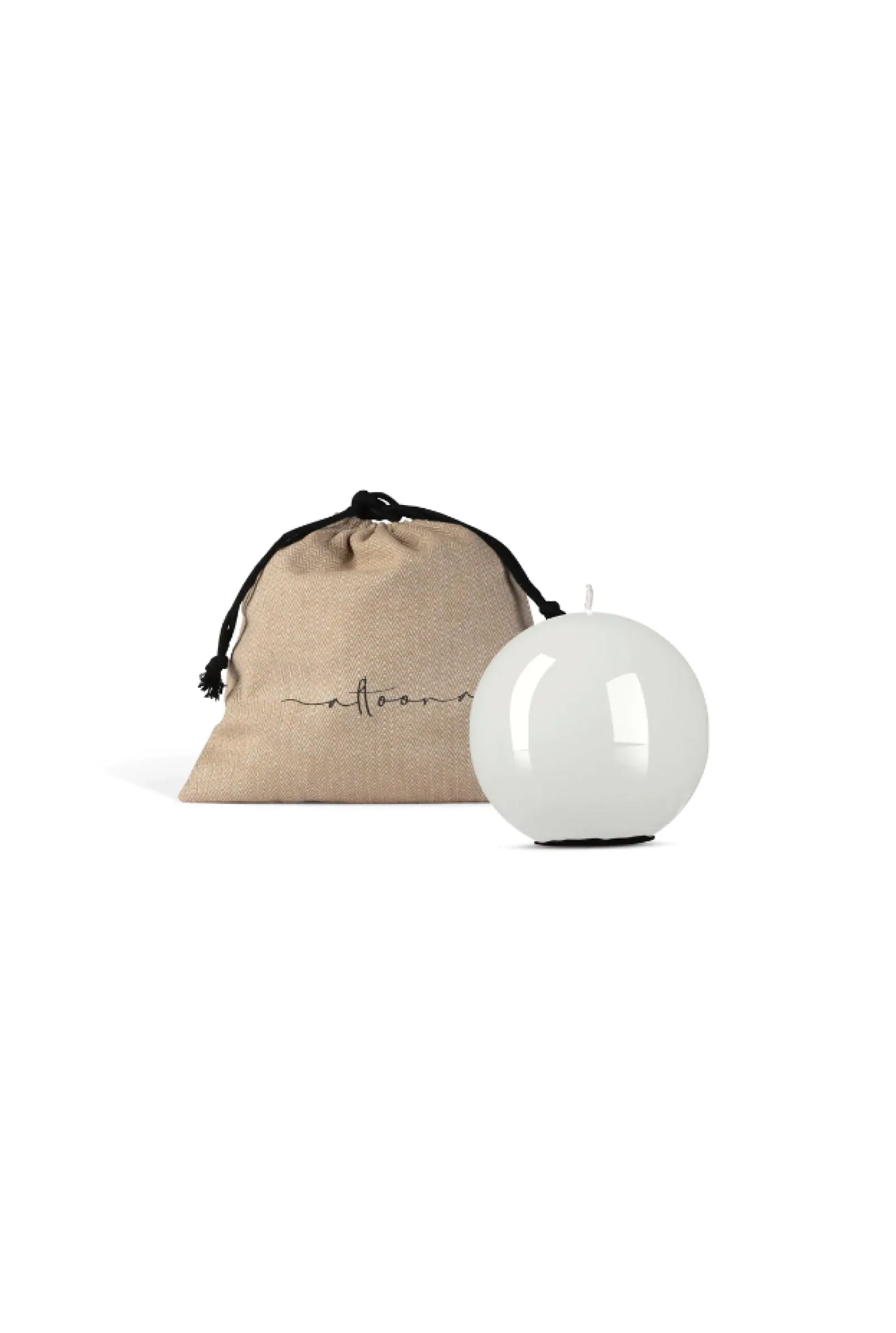 Hand Painted Sphere Candle