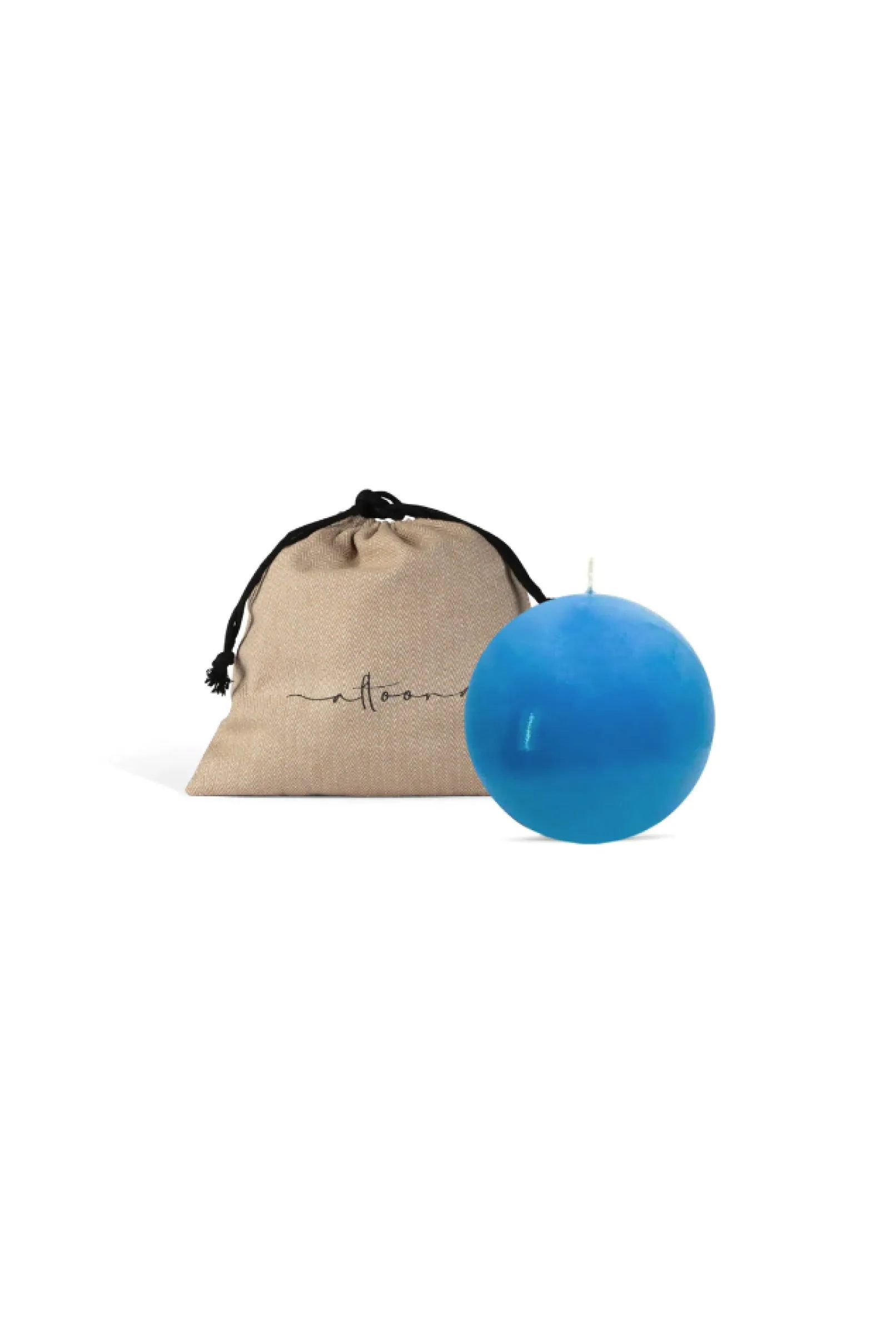 Hand Painted Sphere Candle