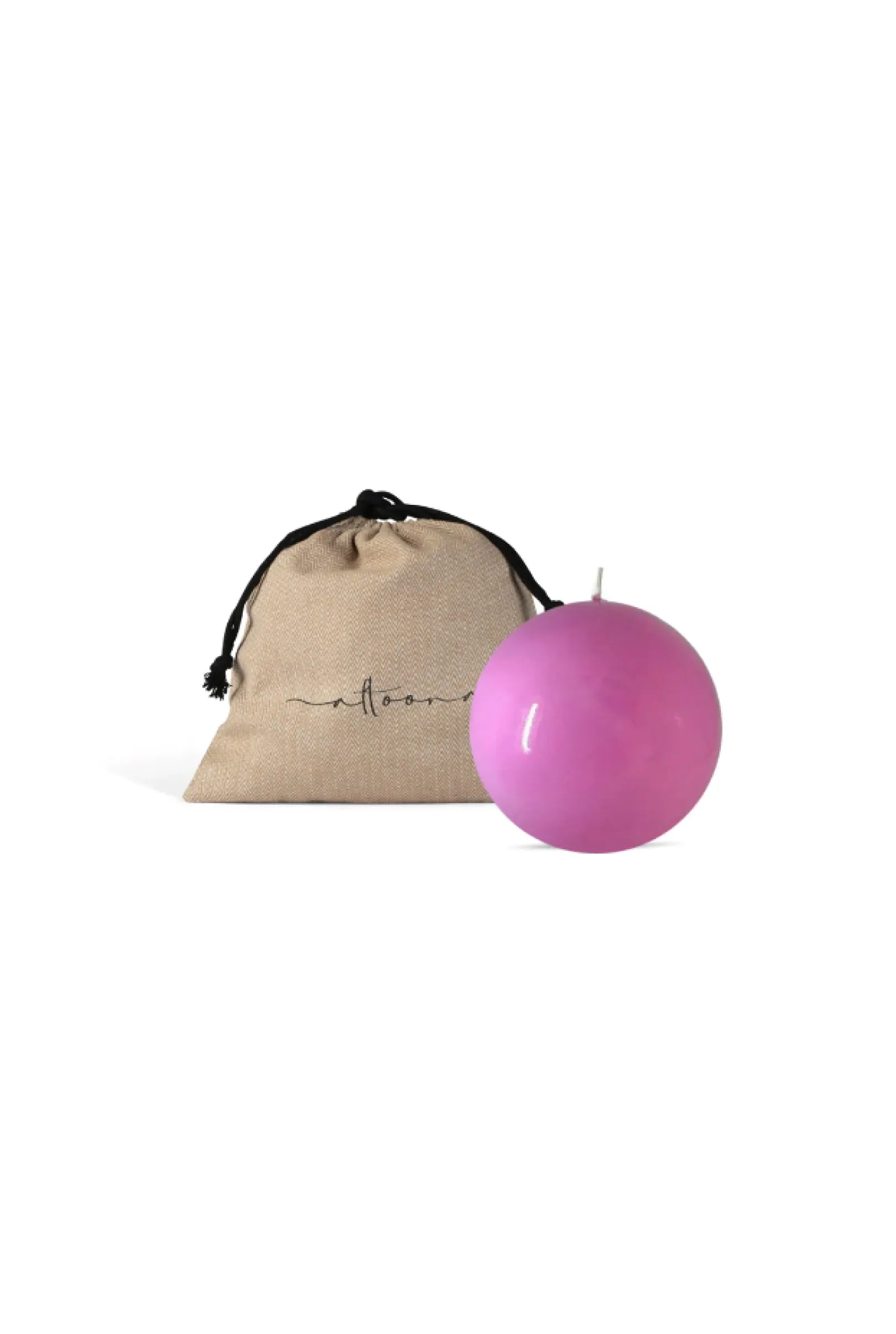 Hand Painted Sphere Candle