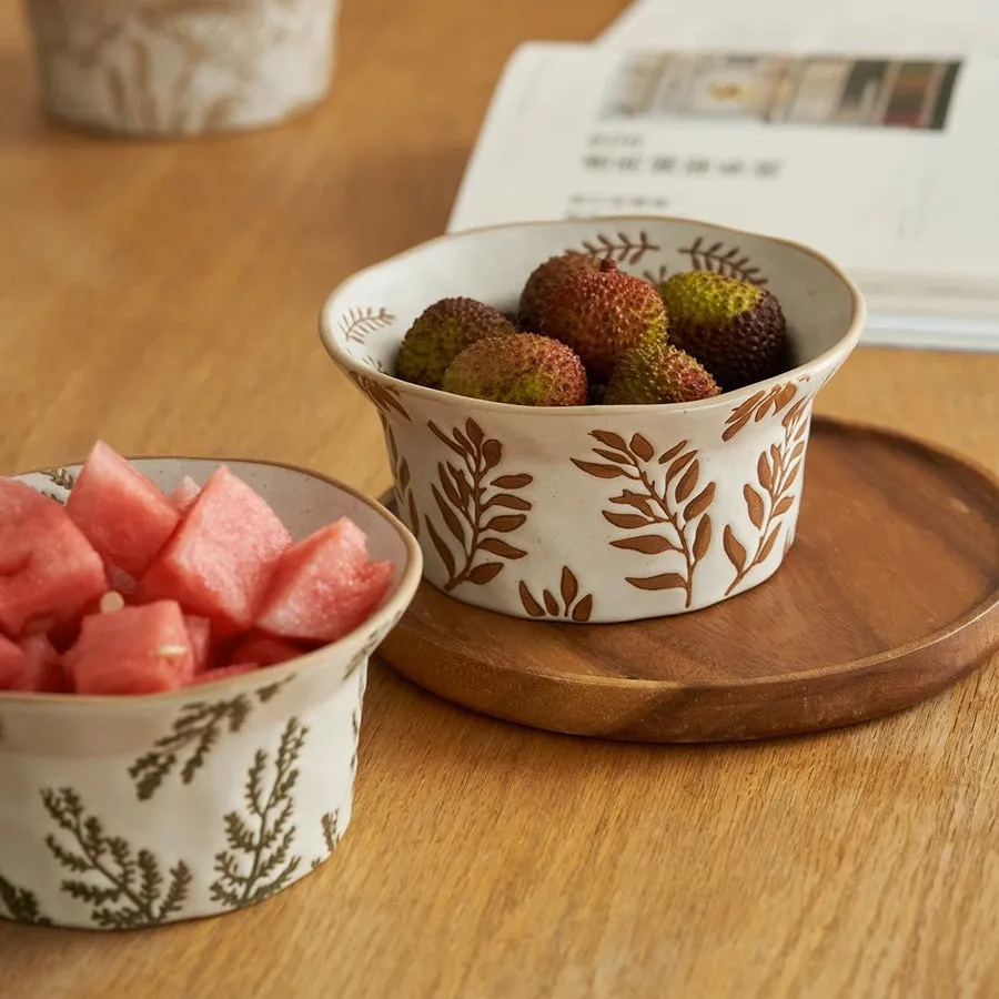 Handmade Ceramic Dessert Bowl