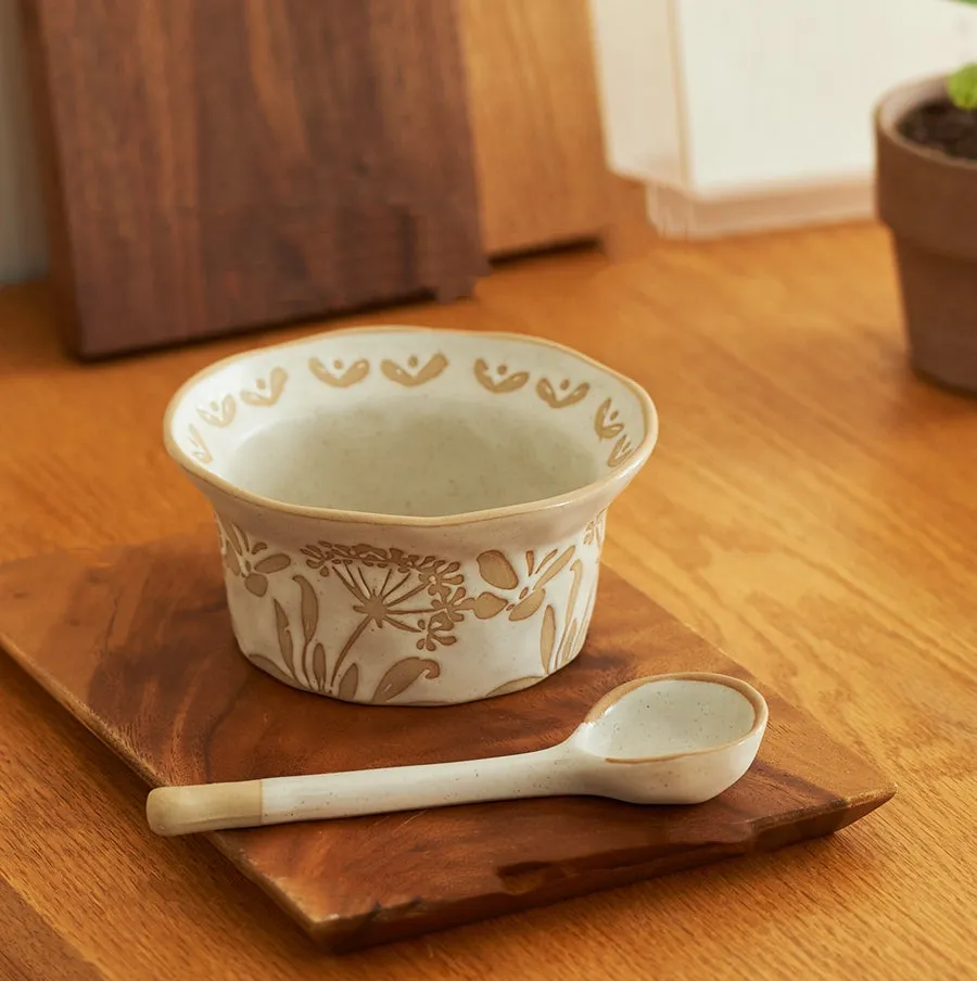 Handmade Ceramic Dessert Bowl