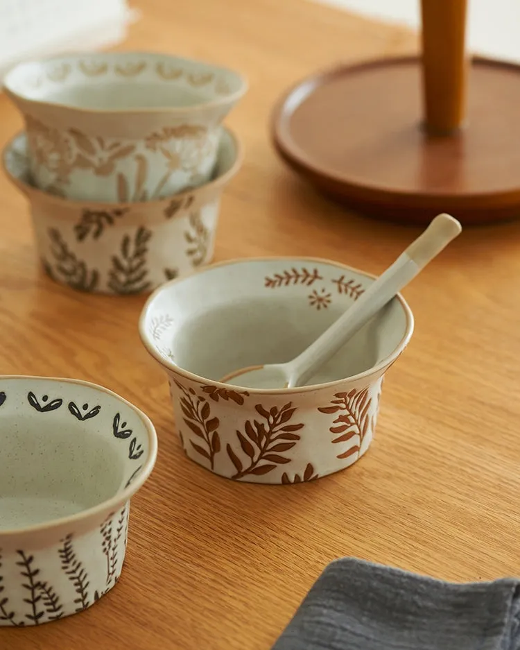 Handmade Ceramic Dessert Bowl