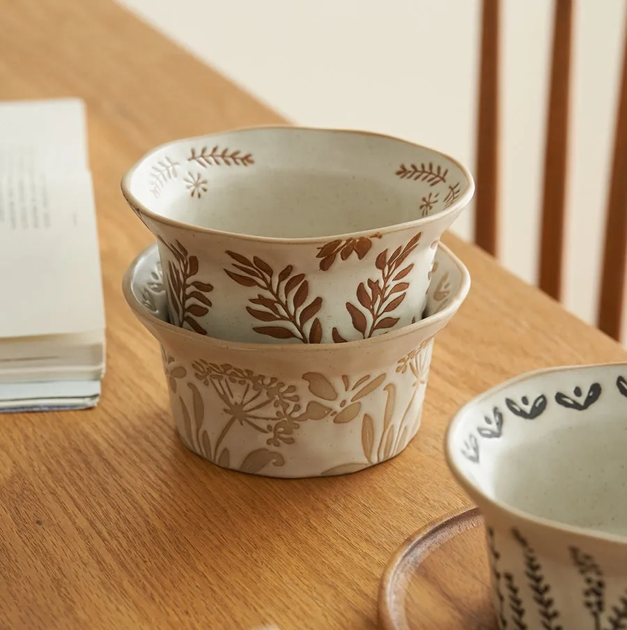 Handmade Ceramic Dessert Bowl