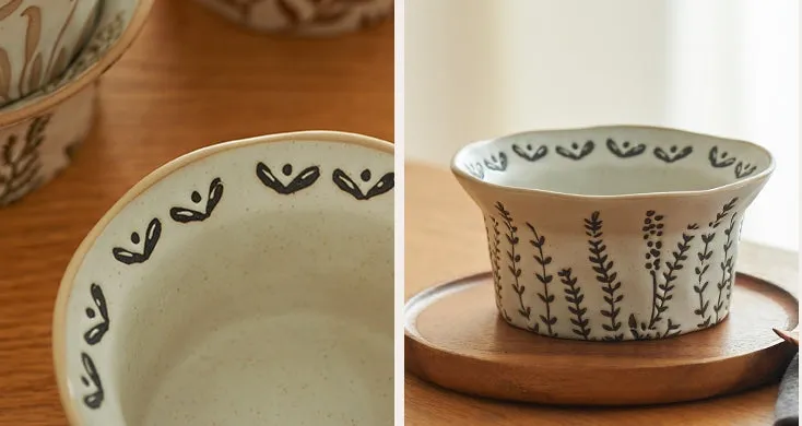 Handmade Ceramic Dessert Bowl