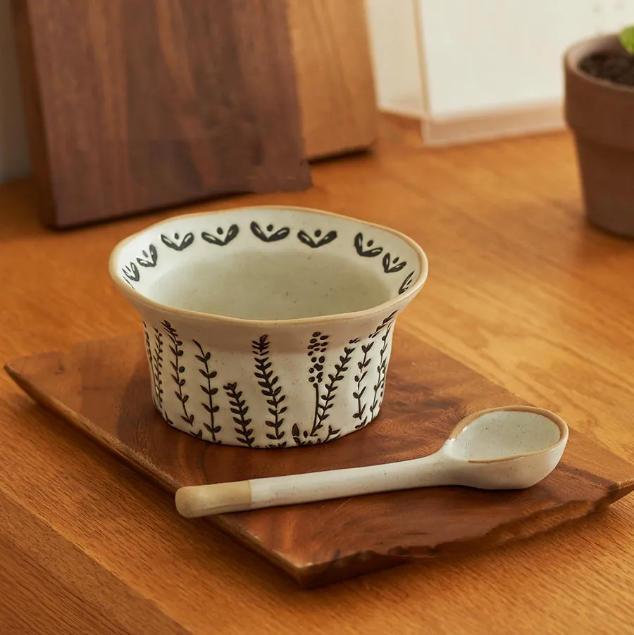 Handmade Ceramic Dessert Bowl