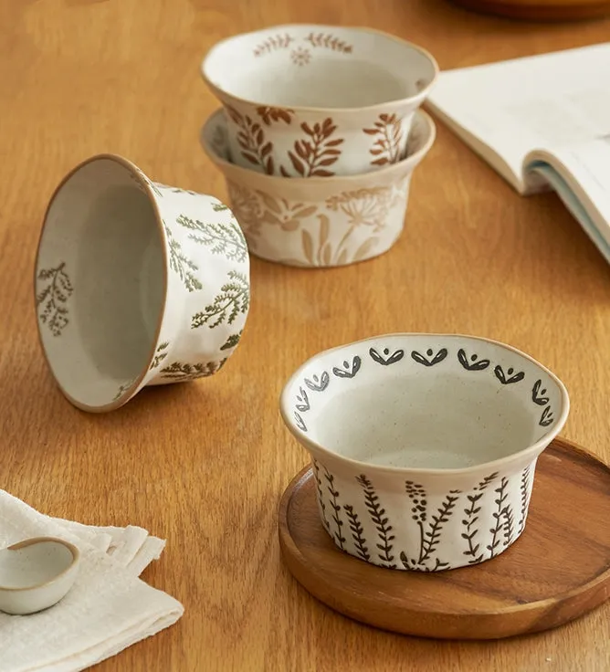 Handmade Ceramic Dessert Bowl