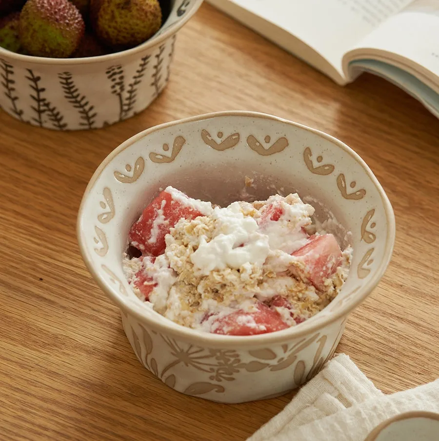 Handmade Ceramic Dessert Bowl