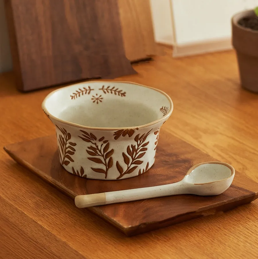 Handmade Ceramic Dessert Bowl