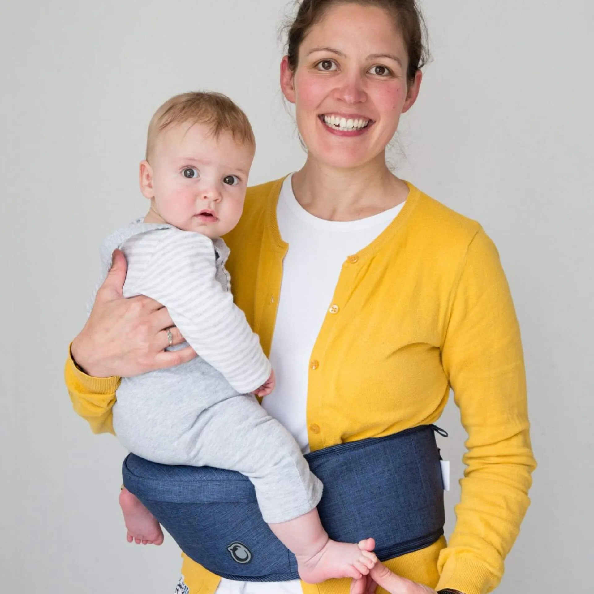 Hippychick Hipseat Baby Carrier (Denim Blue)