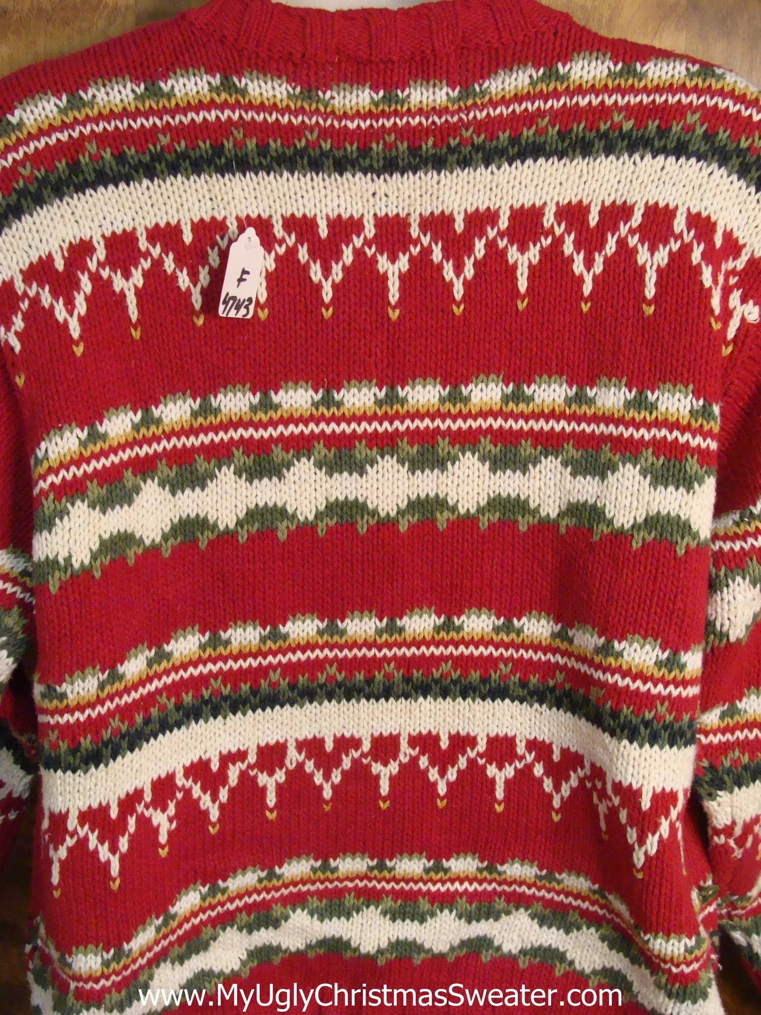 Horrible 80s Ornate Ugly Christmas Sweater
