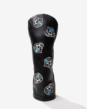 Icon Fairway Headcover - Charcoal Black