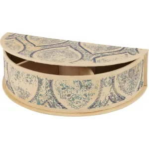 Indigo Blue Small Sectioned Jewelry Memory Box