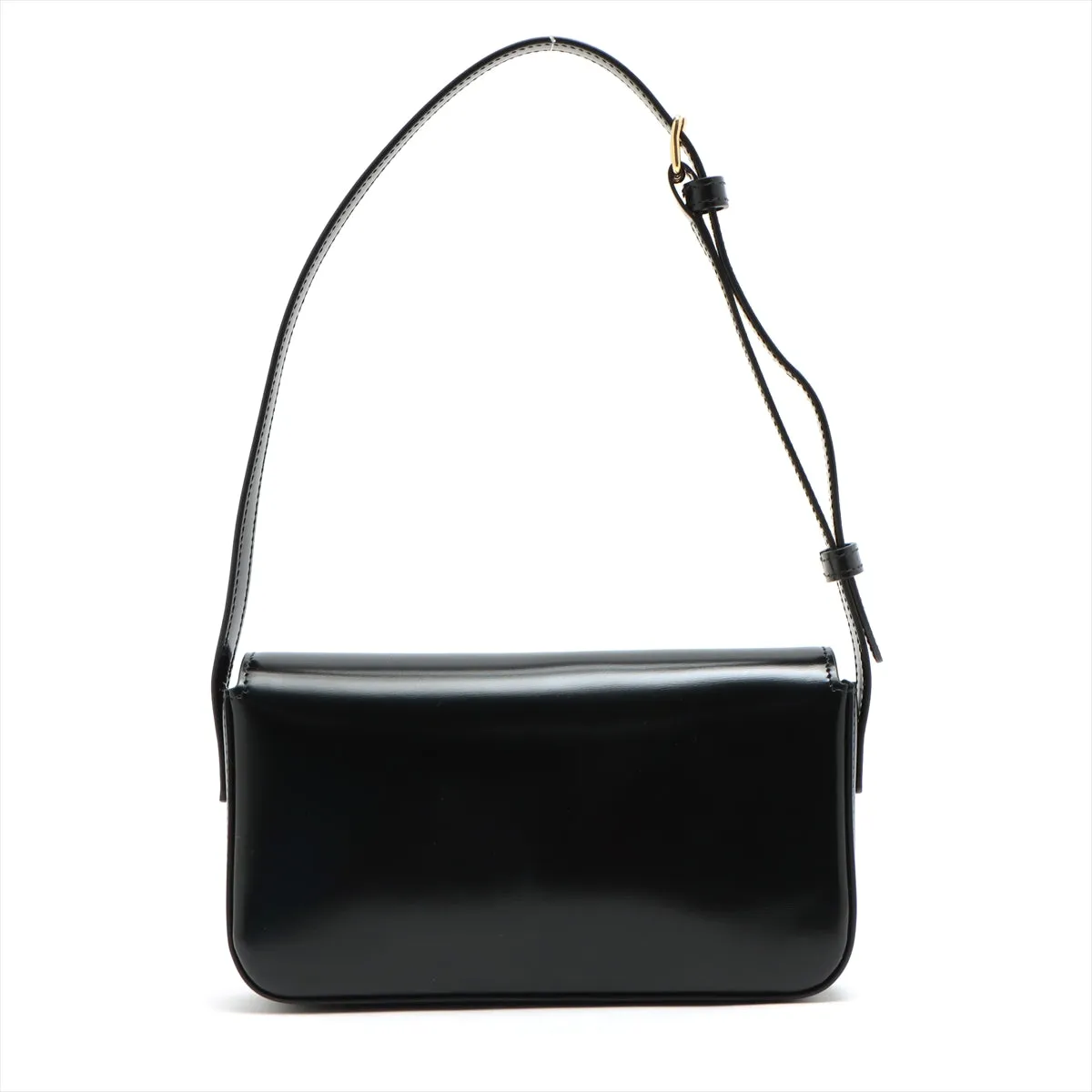 ITEM 8 - Celine Triomphe Shoulder Bag Black