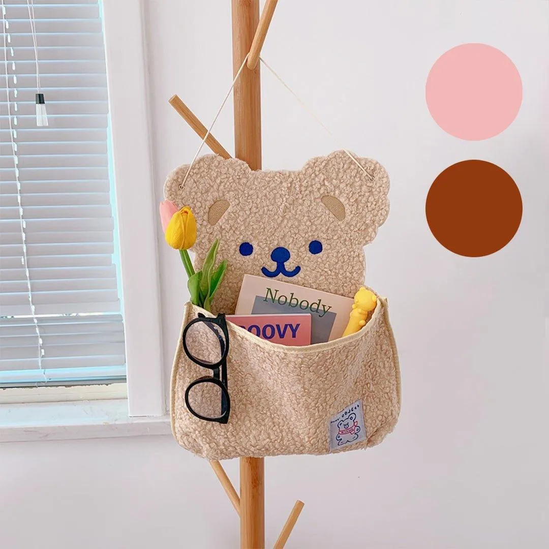 Japanese cute bear wall hanging storage bag NP-020008