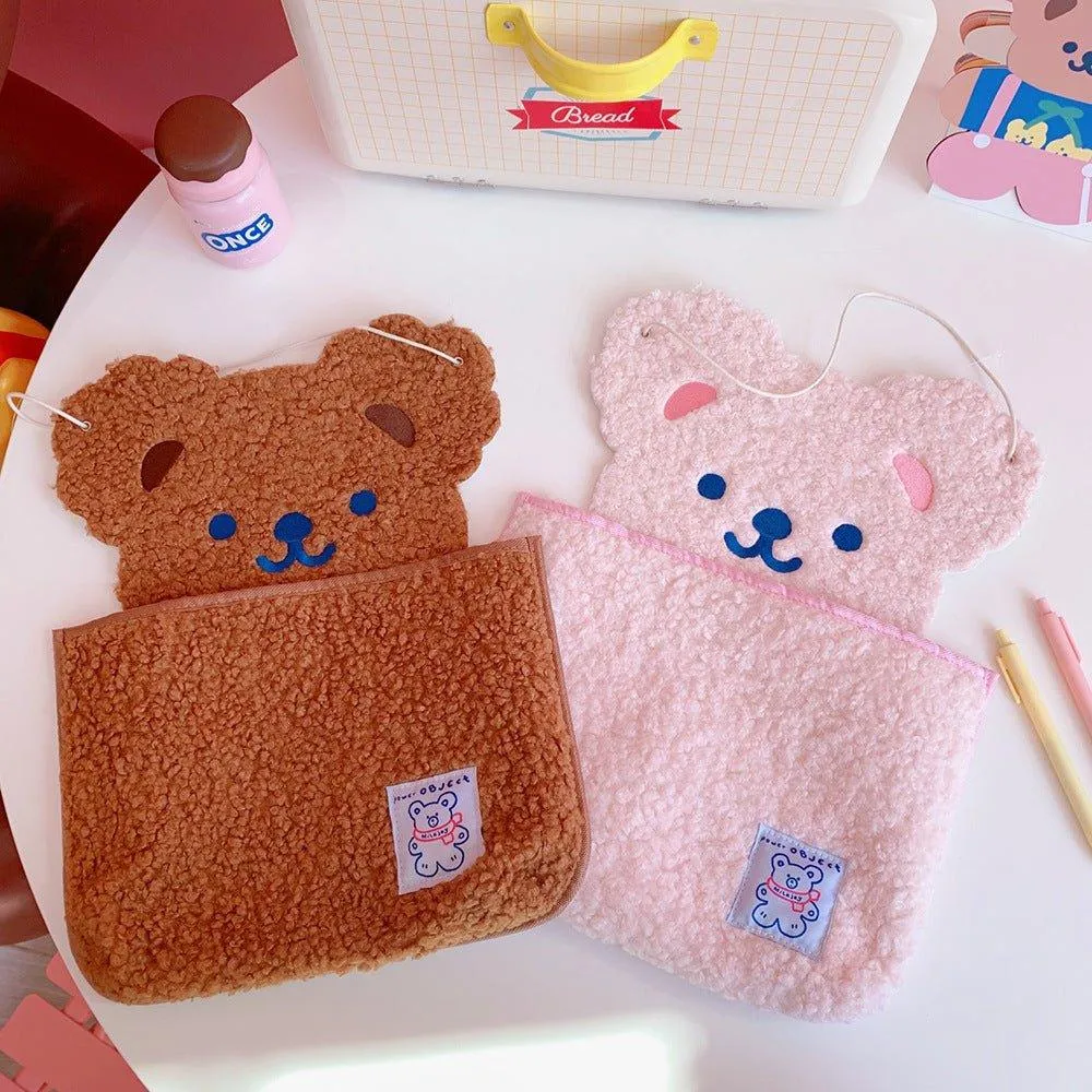 Japanese cute bear wall hanging storage bag NP-020008