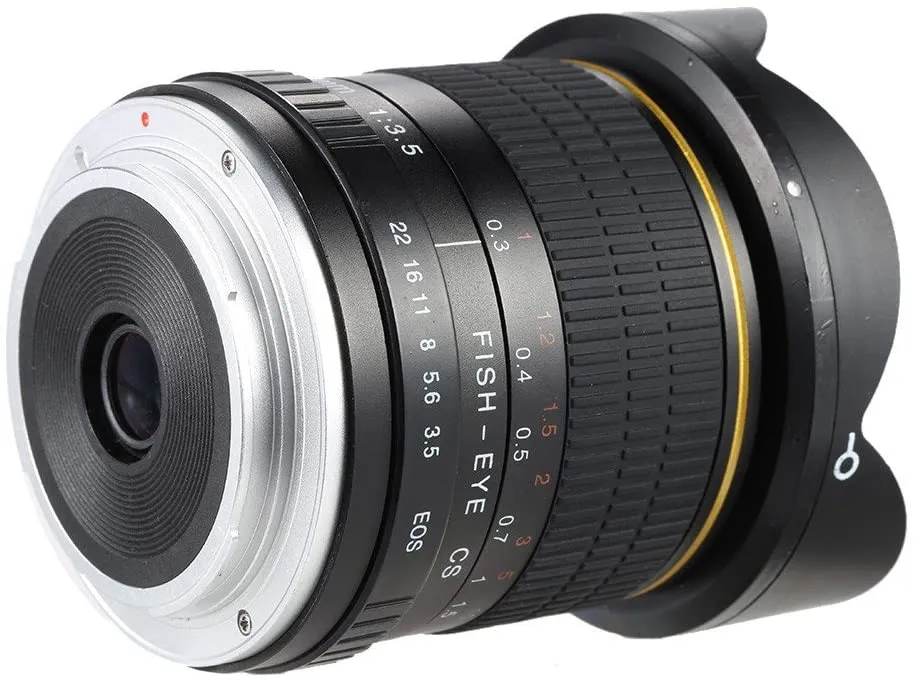 JINTU 8mm F/3.0 Wide Angle Fisheye Lens for Nikon DSLR Cameras D5600 D780 D300S D7100 D7000 D7500 D7200 D5300 D5200 D5100 D90 D3300 D3200 D3100