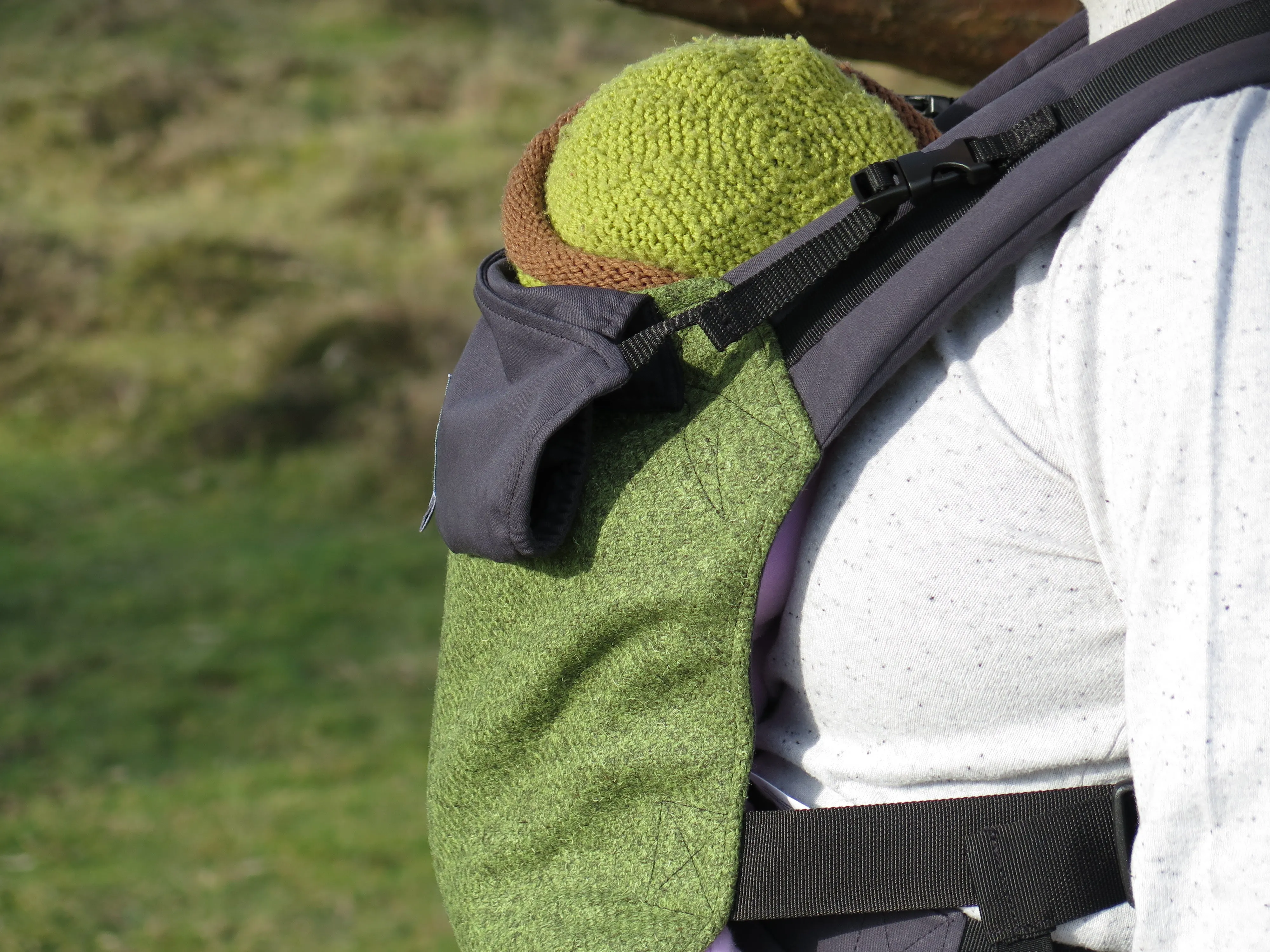 KahuBaby Carrier - Herdwick Tweed, Lower Moss Crag