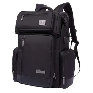 Kaka Multifunctional Travel Backpack with Detachable Waist Bag - Color Black