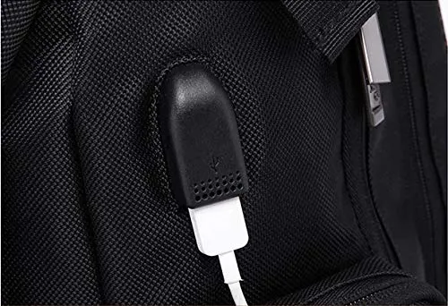 Kaka Multifunctional Travel Backpack with Detachable Waist Bag - Color Black