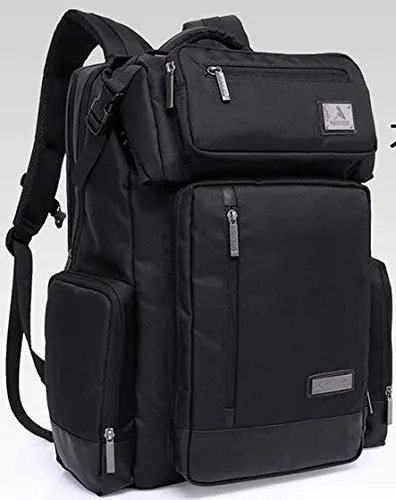 Kaka Multifunctional Travel Backpack with Detachable Waist Bag - Color Black