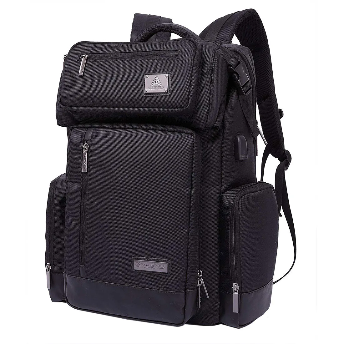 Kaka Multifunctional Travel Backpack with Detachable Waist Bag - Color Black