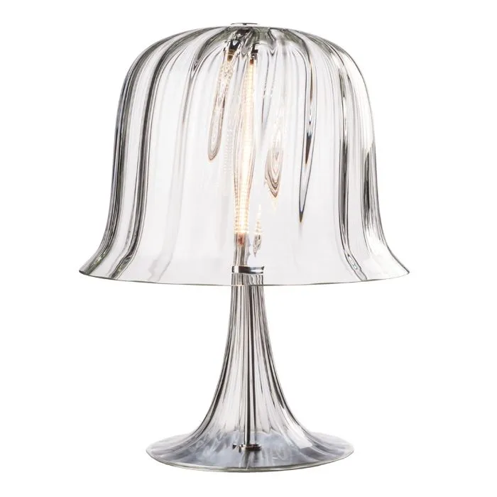 Kalika Murano Glass Lamp With Glass Base From Venini
