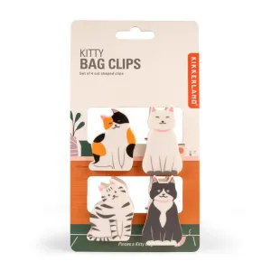 Kikkerland Kitty Bag Clips