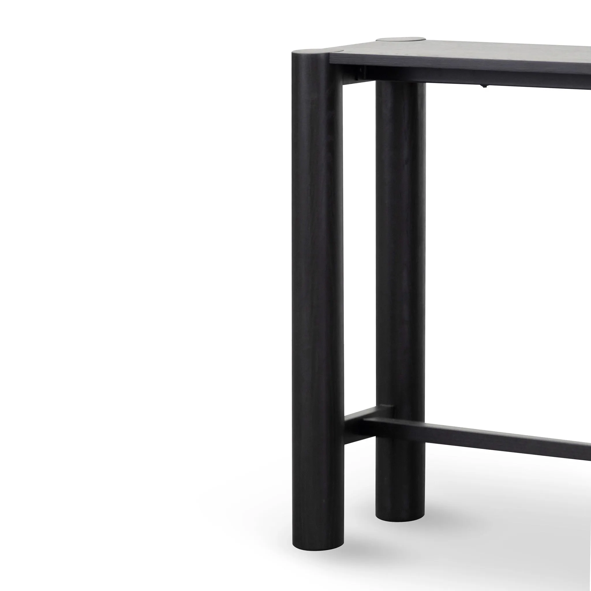Kole 1.5m Console Table - Full Black