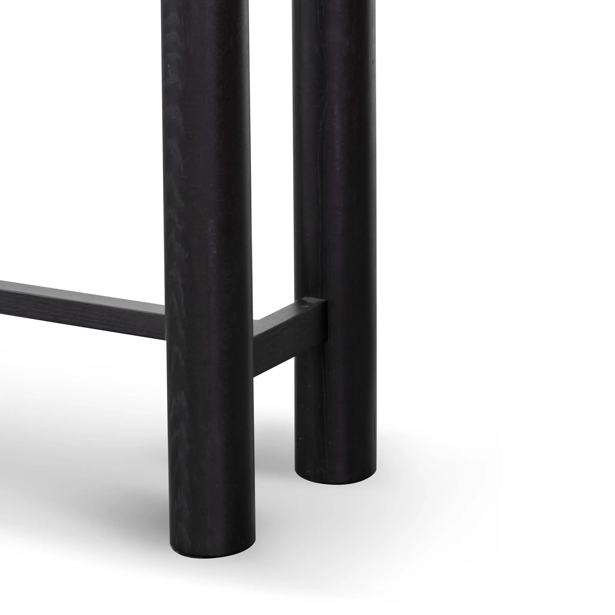 Kole 1.5m Console Table - Full Black