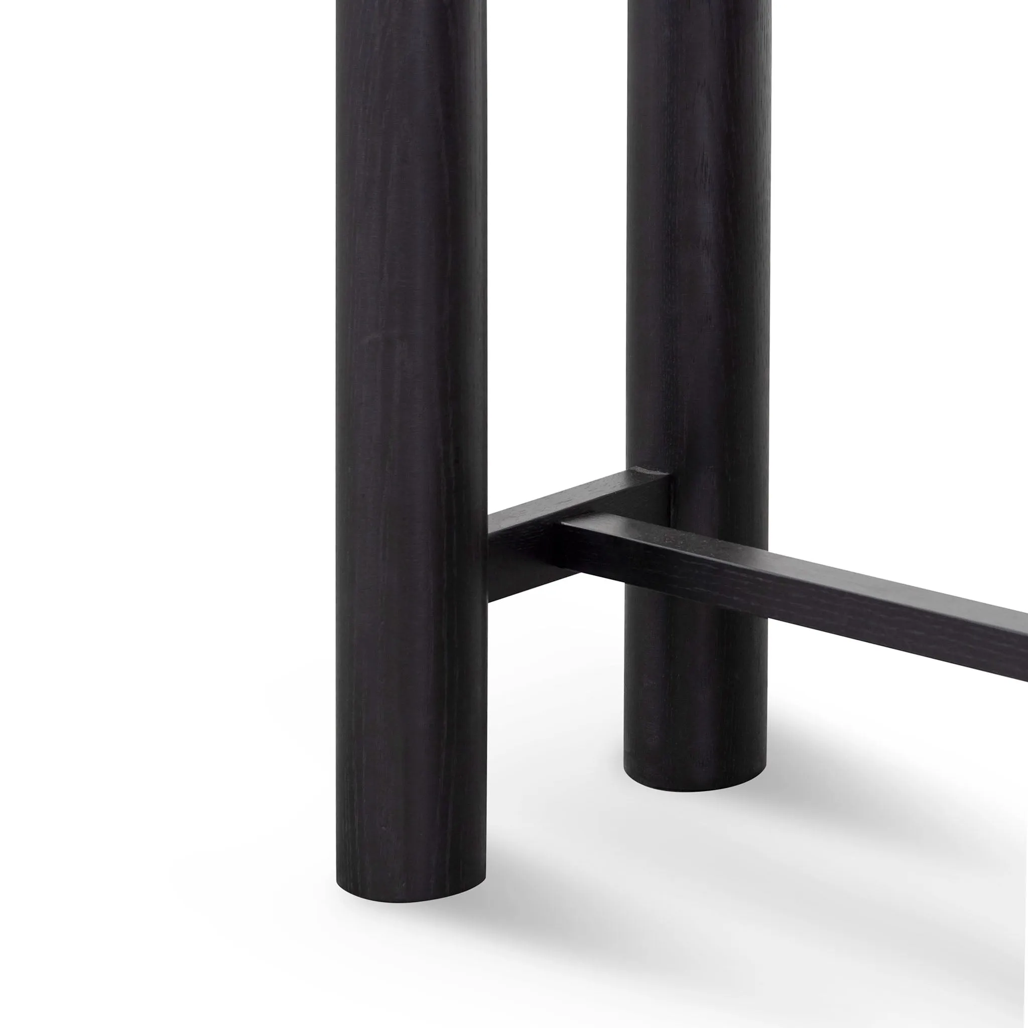 Kole 1.5m Console Table - Full Black