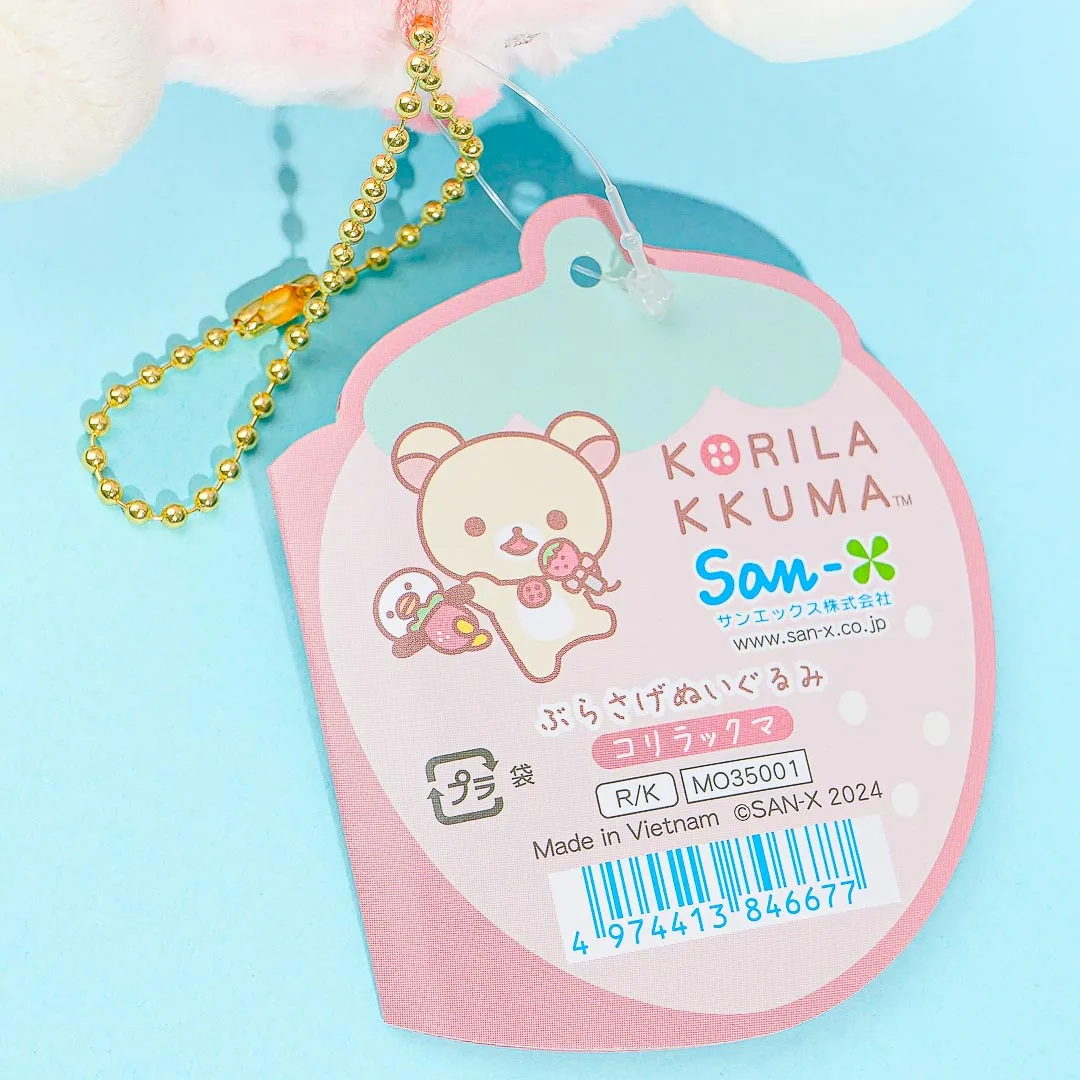 Korilakkuma Full of Strawberry Day Plushie - Medium
