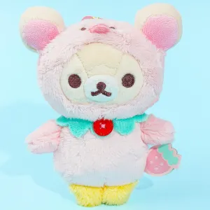 Korilakkuma Full of Strawberry Day Plushie - Medium