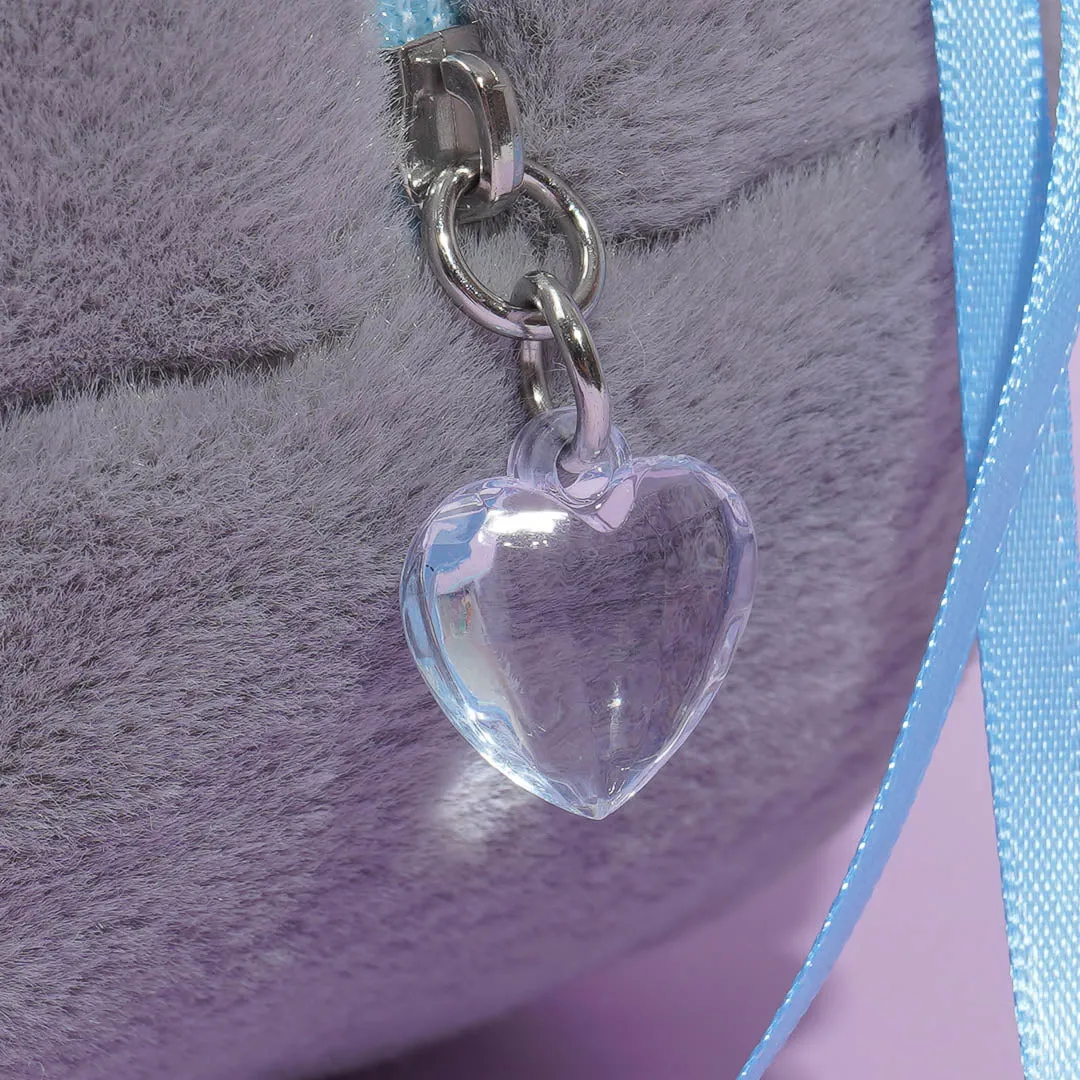 Kuromi Light Blue Days Plushie Sling Bag