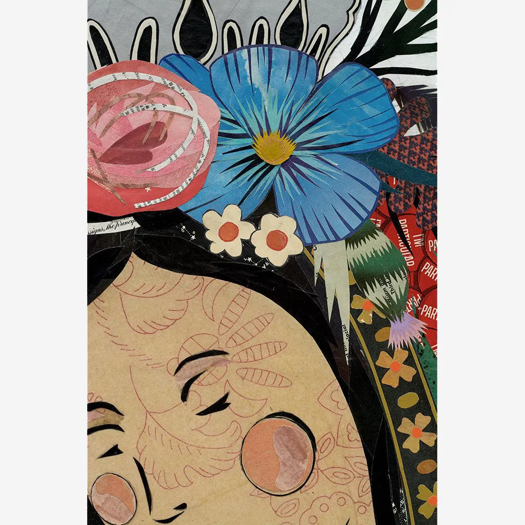 LADY OF GUADALUPE original paper collage