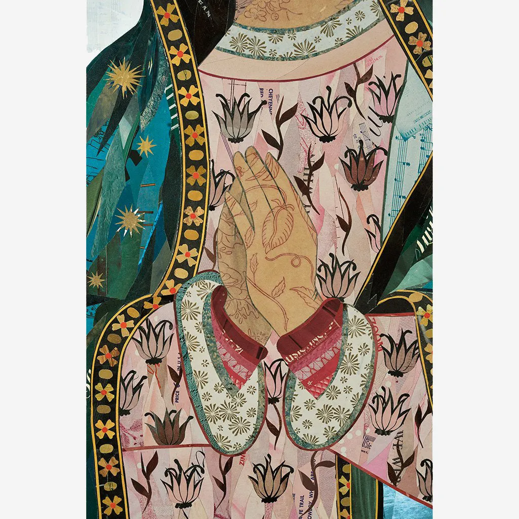 LADY OF GUADALUPE original paper collage